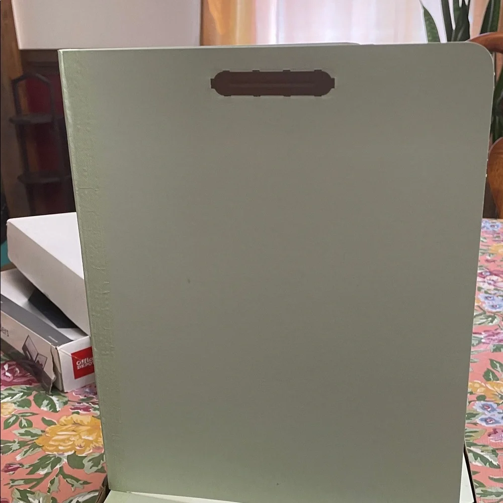 Office Depot Light Green Classification Folders